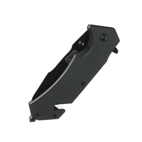 M-Tac Sammenklappelig Kniv Type 3 med ergonomisk håndtag og rustfri stålklinge, perfekt til taktisk brug og EDC-udstyr.