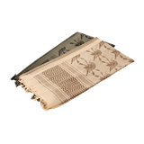 M-Tac Shemagh Tørklæde Spartan - taktisk tørklæde i 100% bomuld, beskytter mod sol og sand, designet med Spartans-tema, 110 x 110 cm.