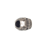 M‑Tac Skull Stopper Perle i plast til paracord-projekter, lanyards, bælter og armbånd, huldiameter 6 mm, mål 17 x 12 mm