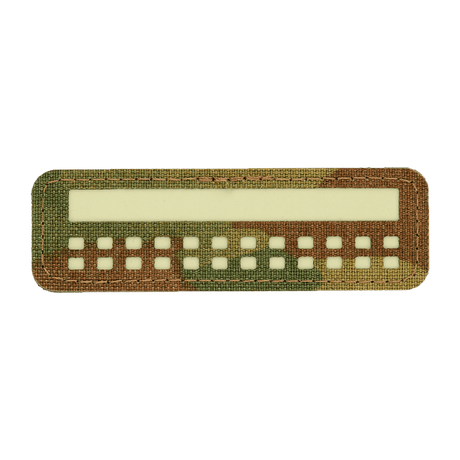 M-Tac Patch Flag 25x80 Mini Squares i Cordura 500D med velcro, slidstærk og let til taktisk brug. Mål: 25x80 mm.