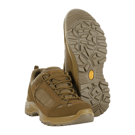 M-Tac Sneakers Tactical Demi-Season Pro Line, holdbare støvler i suede og Cordura med patenteret Vibram-sål, brun