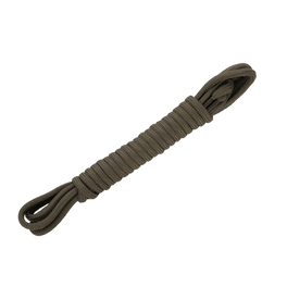 M-Tac shoelaces with water-repellent impregnation (Italy) in green.