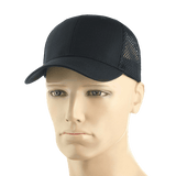 M-Tac Mesh Flex Ripstop Baseball Cap med mesh-paneler, justerbar Velcro-strop på mannequin; optimal ventilation og komfort til udendørs brug.