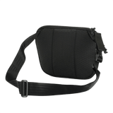 M-Tac Sphaera Hex Hardsling Bag Large Elite i sort på hvid baggrund. Praktisk skuldertaske med justerbar rem, ideel til hverdagsbrug.