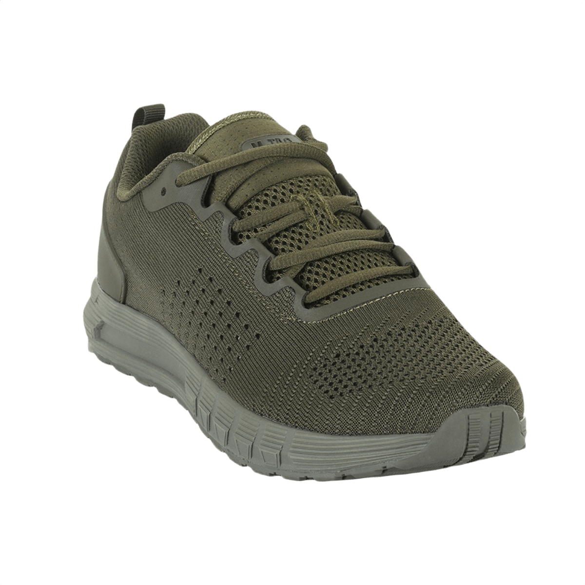 M-Tac Summer Light Sneakers i grøn, letvægts taktiske sommersko med gummiforstærkning og EVA-sål for optimal komfort og holdbarhed.