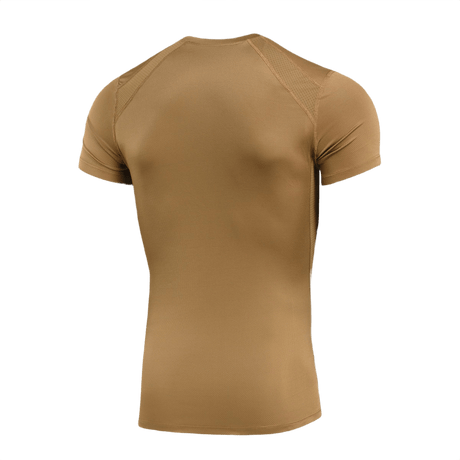 M-Tac T-Shirt Sweat-Wicking Athletic Gen.II i beige, perfekt til træning og hverdagsbrug, lavet af svedtransporterende polyester.