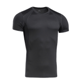 M-Tac T-Shirt Sweat-Wicking Athletic Gen.II - træningstrøje i sort polyester med anatomisk pasform og svedtransporterende teknologi.