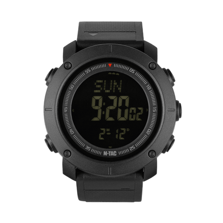 M-Tac Tactical Ur med Kompas 2095 med robust design, kompas, LED-belysning og vandafvisende funktioner til outdoor og daglig brug.