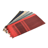 M-Tac Tæt Shemagh Tørklæde i forskellig farver, 100% bomuld, 110x110 cm, beskytter mod sol, sand og vind. Velegnet til taktisk brug og outdoor.