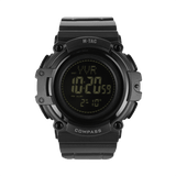 M-Tac Tactical Ur med Kompas 2233 i robust design, ideelt til outdoor brug, med LED-baggrundsbelysning, stopur, alarm og 5ATM vandmodstand.