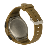 M-Tac Taktisk Ur med Pedometer set bagfra med robust rem og metalbagside.