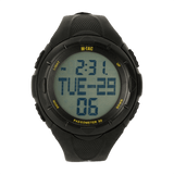 M‑Tac Taktisk Ur med Pedometer - sportsur med step og kalorietæller, vandtæt design, sort digital display.