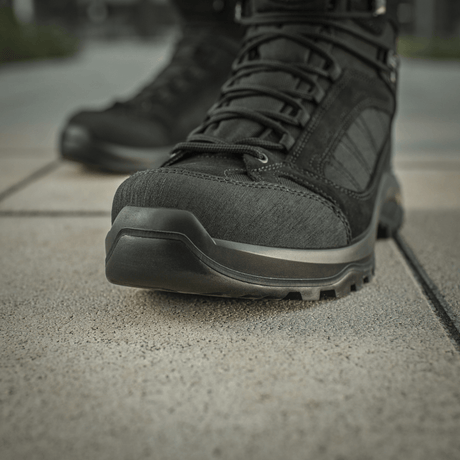M-Tac Taktiske Demi-Season Støvler Pro Line med Vibram-sål, velegnet til taktiske opgaver, vandring og fysisk aktivitet.