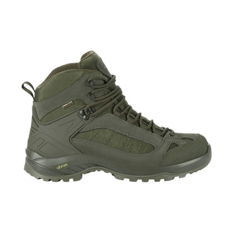 M-Tac Taktiske Demi-Season Støvler Pro Line med Vibram-sål, designet til holdbarhed og komfort i taktiske opgaver og vandring.