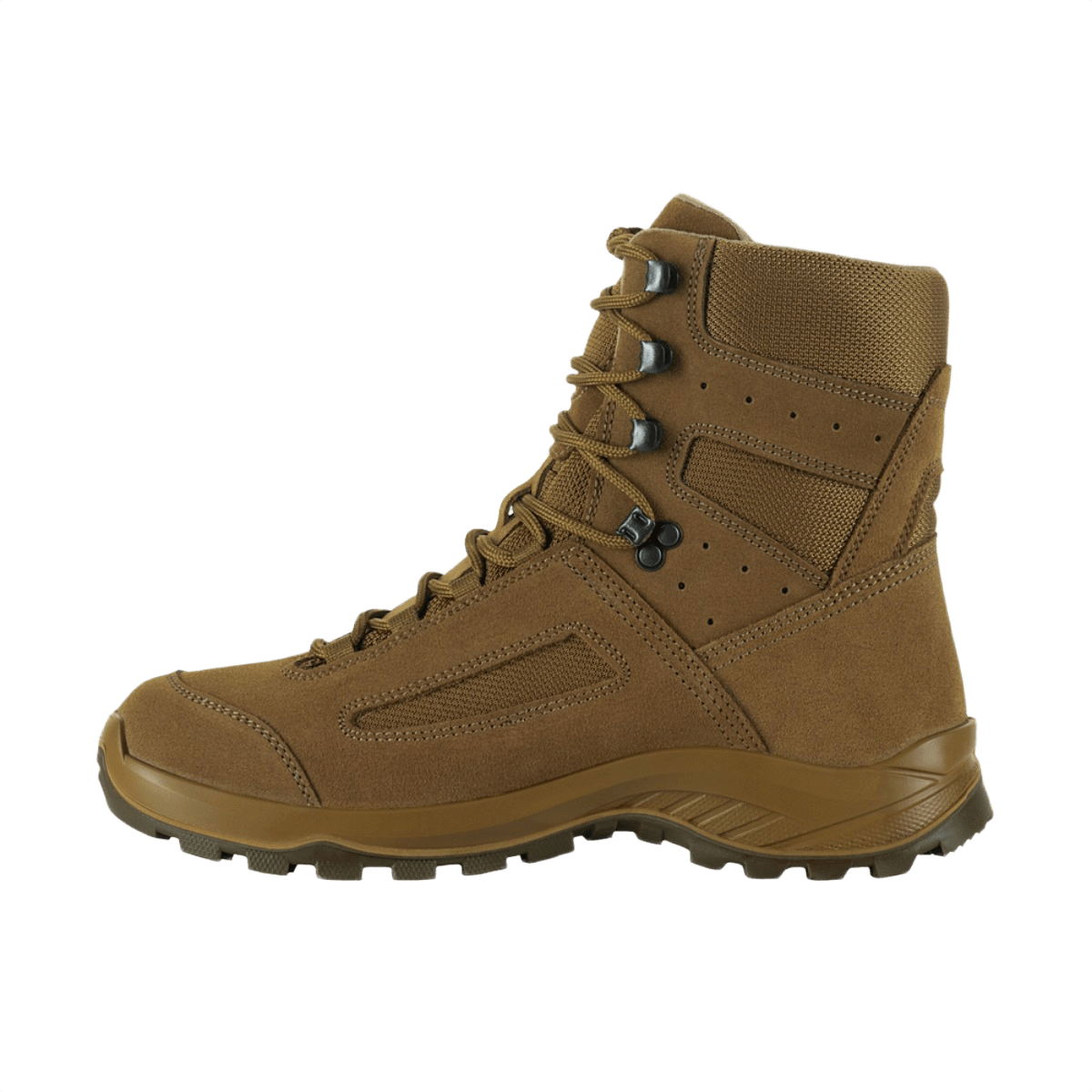M-Tac Taktiske Sommerstøvler i ruskind og Cordura® mesh, designet til komfort og holdbarhed i varme og udfordrende miljøer.