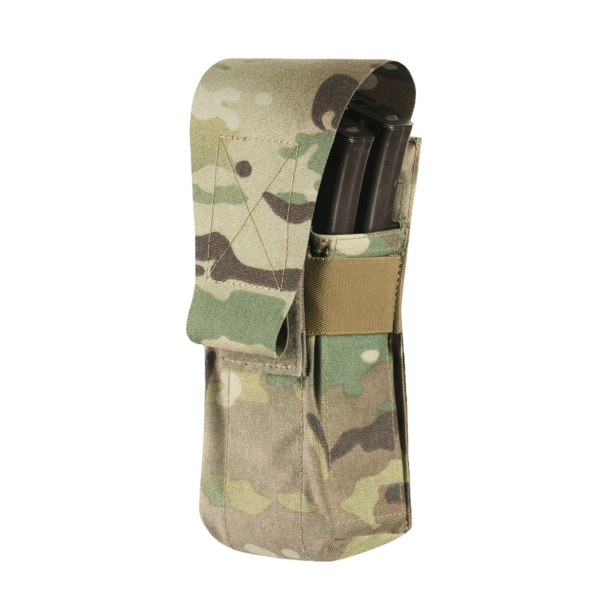 M-Tac taske til 2 magasiner i holdbart Cordura-materiale til taktisk brug. Ideel til militæret, politiet og specialstyrker.