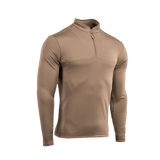 M-Tac Thermal Fleece Trøje Delta Level 2 i beige designet til barske klimaer, ECWCS brug, lavet af 100% polyester, YKK lynlås.