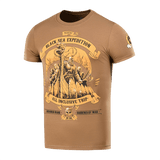 M-Tac T-shirt Black Sea Expedition fra 93% bomuld med tryk, ideel til aktiv livsstil og hverdag, holdbar og komfortabel