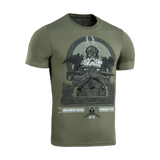 M-Tac T-Shirt Odin med print af Odin, ravnene Hugin og Munin, og teksten 'Valhalla Calling', komfortabel bomulds- og elastanblanding