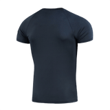 M-Tac T-shirt Ultra Light Polartec set bagfra, sort farve, letvægts Power Dry® materiale, perfekt til træning og sport