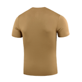 M-Tac Ultra Vent Kortærmet termot-shirt i lysebrun, let og åndbart materiale, designet til maksimal bevægelsesfrihed og komfort.