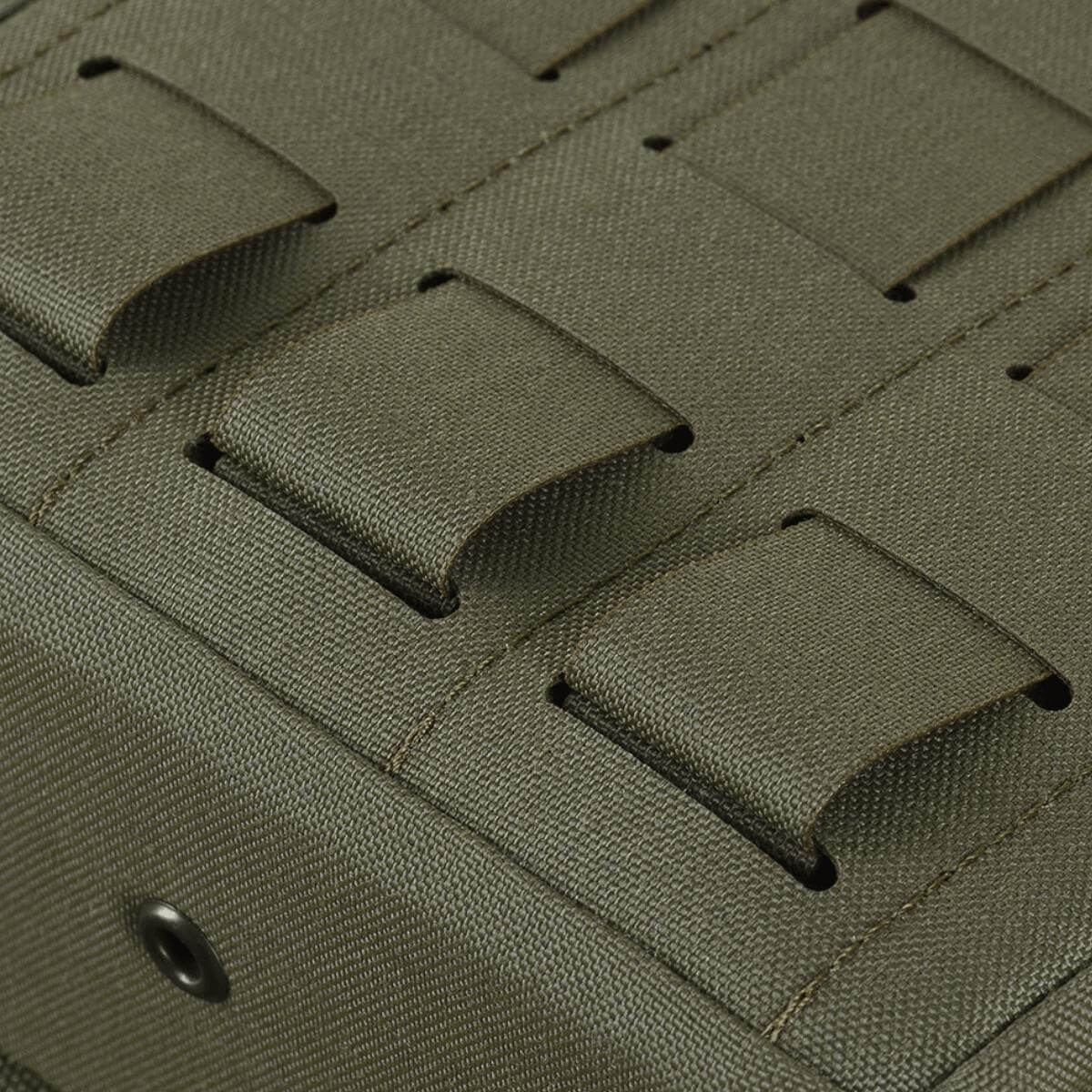 Detaljeret billede af M-Tac Utility Taske Elite Small med Laser Cut MOLLE-system.
