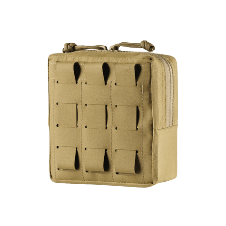 M-Tac Utility Taske Elite Small i Cordura 500D med MOLLE-system til sikker opbevaring af udstyr, EDC-kit, medicin og mere.