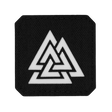 M-Tac Patch Valknut Laser Cut Odin symbol on black background.