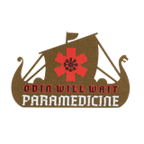 M-Tac Patch Viking Evac med Odin Will Wait og Paramedicine design på en dragebåd