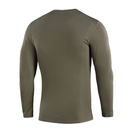 M-Tac Vinter Baselayer Thermo Shirt i olivengrøn set bagfra, ideel til vinterbrug, med premium fleece fra Pontetorto