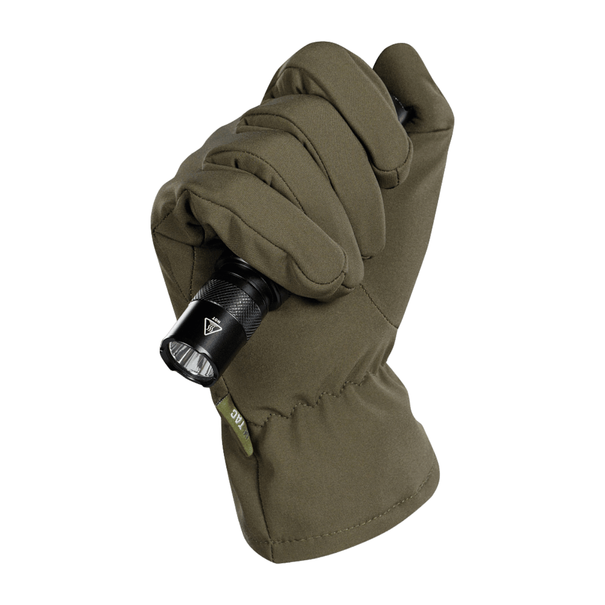 M-Tac Vinterhandsker Soft Shell i militærgrøn beskytter mod vind og vejr, letvægt, optimal beskyttelse og komfort i ét lag.