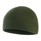 M-Tac Watch Cap Elite Fleece Beanie Hat Slimtex i olivenfarvet fleece, varm, let og perfekt til taktisk brug og vinteraktiviteter.
