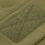 M-Tac Watch Cap Elite Fleece Beanie Hat Velcro med fleecemateriale og velcropanel, perfekt til taktisk brug og vinteraktiviteter.