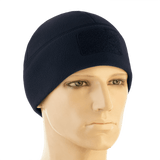 M-Tac Watch Cap Elite Fleece Beanie Hat Velcro til koldt vejr og taktisk brug på mannequin