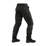 M-Tac Aggressor Elite Nyco Extreme Bukser i Black Multicam® til taktisk brug, elasticitet og komfort med YKK-lynlås.