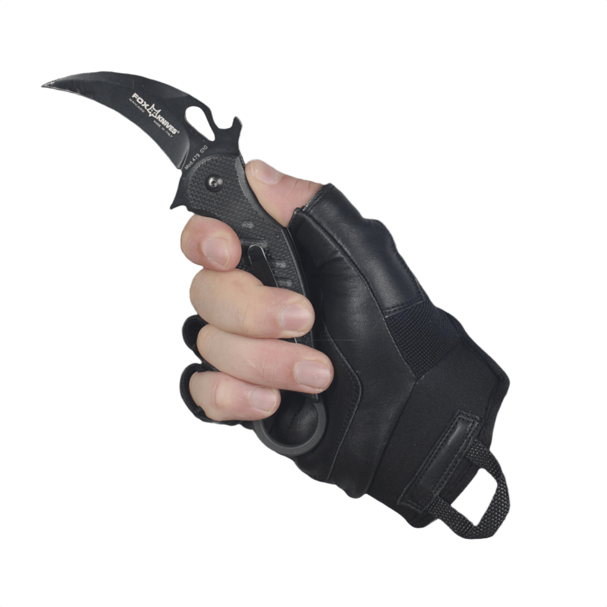 M-Tac Fingerløse Handsker Assault Tactical Mk.4, taktiske handsker til våbenarbejde med non-slip greb og komfortabel pasform.