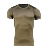 M-Tac Athletic Tactical Gen.II T-shirt i brun, fugttransporterende og åndbar, perfekt til træning og daglig brug.