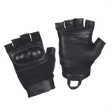 M-Tac Fingerløse Handsker Assault Tactical Mk.4 med forstærket læderhåndflade og dæmpende kno-pads til taktisk brug.