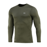M-Tac Level I Polartec Thermal Shirt i grøn, baselayer med høj termoregulering og hurtigtørrende Power Dry® materiale.
