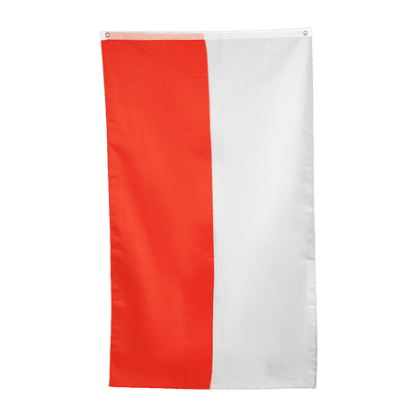 M-tac Polsk Orlogsflag med rødt og hvidt design, perfekt til maritime formål og dekorative projekter.