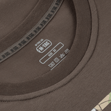M-Tac T-Shirt Logo Langærmet med camouflage mønster og M-Tac logo på nakken, perfekt til hverdags- og taktiske aktiviteter.