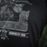 M-Tac T-Shirt Odin Mystery med print af Odin, ravne og teksten 'Valhalla Calling', blød bomuldsblanding for komfort.