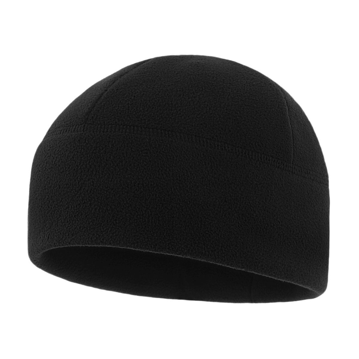 M-Tac Watch Cap Elite Fleece Beanie Hat i sort, let og varm hue til taktisk brug og vinteraktiviteter, fremstillet af 100% polyester fleece