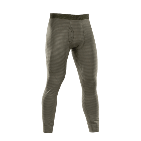 M-Tac Delta Level 2 Fleece Bukser i grå, designet til koldt vejr, med varme- og fugtafvisende egenskaber, lavet af 100% polyester.