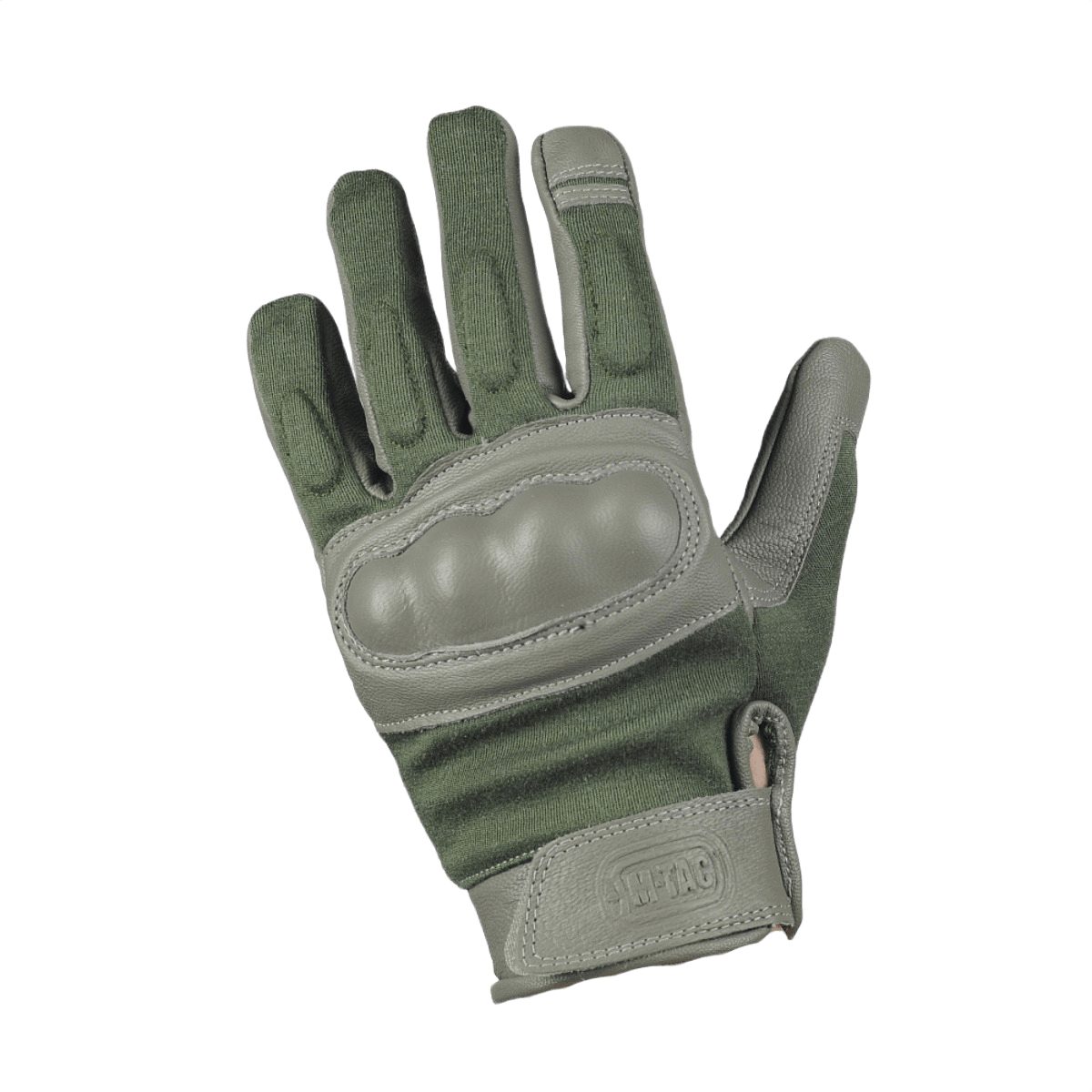 M-Tac Handsker Nomex Assault Tactical Mk.7 i grøn med beskyttelse på knoer, varmebestandig Nomex og holdbar non-slip håndflade.