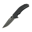 M-Tac Outdoor & Militær foldekniv - Type 8 with Clip Point blade in black handle, made of 5Cr15MoV chrome stainless steel.