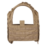 Elite Armor Plate Carrier i khaki set fra siden