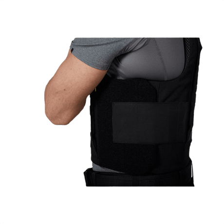 Anorak Titanium® Duty III-M Stik & Skudsikker Vest med NIJ Level IIIA-beskyttelse, set fra siden.